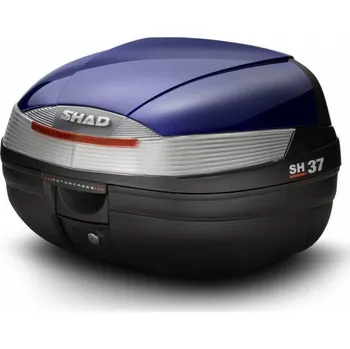 Motodoplněk Shad Vrchní kufr na motorku s barevným krytem SH37 modrá