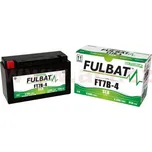 Motobaterie Fulbat 12V, FT7B-4 SLA, 6,5Ah, 85A, bezúdržbová MF AGM 150x65x93, (včetně bale