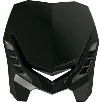 Osvětlení pro motocykl POLISPORT přední světlo LED E-BLAZE - barva černá