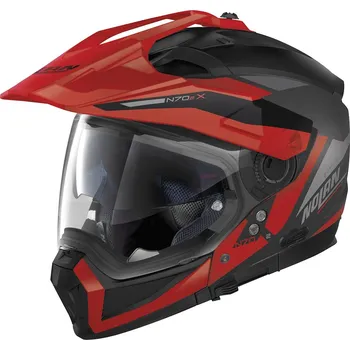 Auto-moto Moto helma Nolan N70-2 X Stunner N-Com Flat Black 50, 3XL