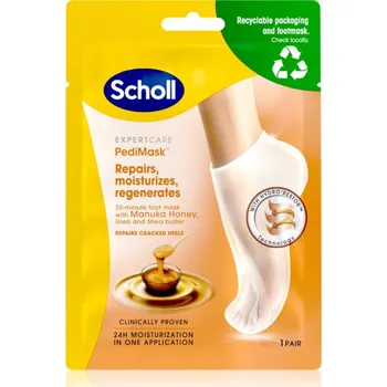 Kosmetika na nohy Scholl Pedimask™ Manuka Honey hloubkově vyživující maska na nohy 1 pár