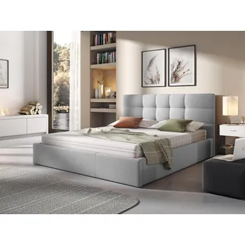 Postel Čalouněná postel s roštem Minti, Rozměr postele: 200x200, Potah: Lars 90 MIRJAN 5903211393334