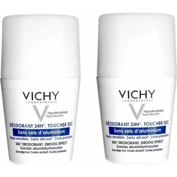 Vichy Sada kuličkových deodorantů pro citlivou pokožku 2 x 50 ml + 2 měsíce na vrácení zboží
