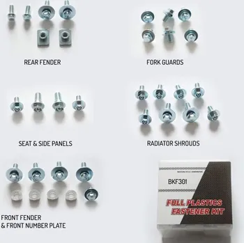 ACCEL sada šroubů do plastů KAWASAKI KX 125/250 03-07, KX 250F 04-16, KX 450F 04-14, RM-Z