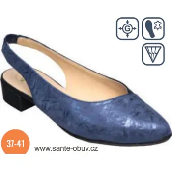 Dámská zdravotní obuv SANTÉ AL/9L12-6R NAVY vych. obuv vel.37-41, modrá - 39