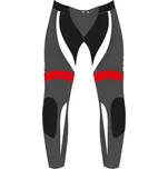 Rebelhorn REBEL LADY černé fluo červené bílé dámské kožené kalhoty, 36