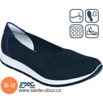 Dámská zdravotní obuv SANTÉ IC/707200 BLUE vycházková obuv vel.36-42, --- - 36