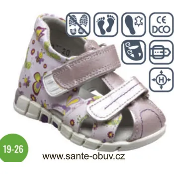 Dámská zdravotní obuv SANTÉ N/950/9/70 RŮŽOVÁ zdravotní obuv vel.19-26, růžová - 22