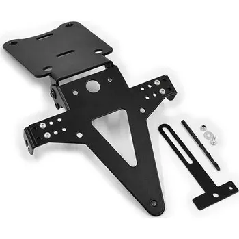 Držák SPZ HSM Držák SPZ BMW R1200S 06-08, nastavitelný, černý, s držákem odrazky