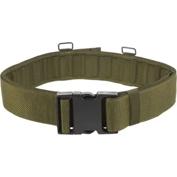 Opasek orig. BRITSKÝ PLC webbing provedení: NOVÝ (Pánský široký kalhotový opasek pro outdoorové kalhoty, nebo pro pracovní kalhoty do pasu. Opasek se zapíná pomocí pevné plastové přezky s černým povrchem.)