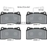 Sada brzdových destiček, kotoučová brzda TEXTAR 2375601