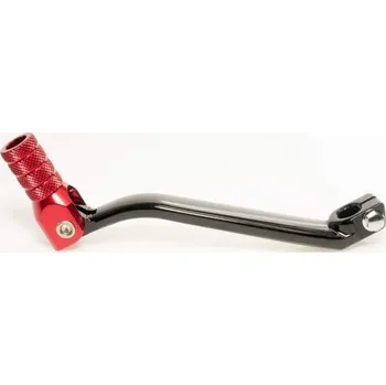 ACCEL řadící páčka (řadička) HONDA CR 80/85 96-07 hliníková, barva černá, koncovka červená