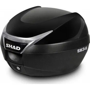 Motodoplněk Shad Vrchní kufr na motorku s barevným krytem SH34 Lesklá černá