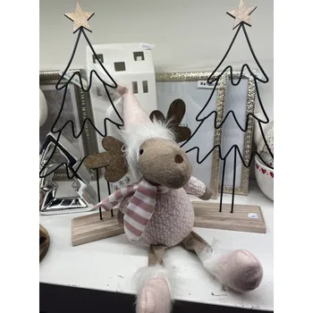 SOB sedící růžový