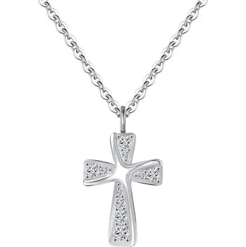 Přívěsek Majya Stříbrný řetízek s přívěskem KŘÍŽEK Ag/; ≤3,30 g 11287