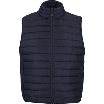 Pánská vesta Sol's Pánská zateplená prošívaná vesta Bodywarmer Stream se stojáčkem Barva: modrá námořní, Velikost: XL L04020
