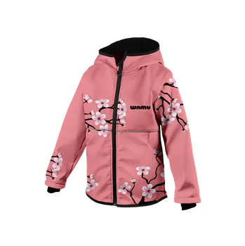 Chlapecká bunda WAMU Softshellová bunda dětská SAKURY růžová vel. 110-116
