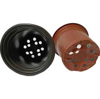 Květináč M.A.T. GROUP květináč lehčený 12,8cm TE/ČER