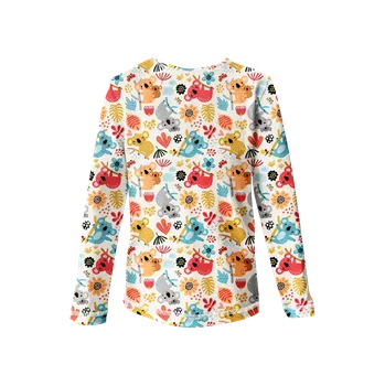 Chlapecké tričko WAMU Dětské tričko s dlouhým rukávem HRAVÉ KOALY vel. 98-104