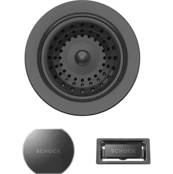 Granitový dřez Části dřezu v provedení Gunmetal brushed, Schock 400055GUB