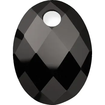 Přívěsek Sparkling Jewels Oválný přívěsek z černého onyxu PENGEM07-MO + 2 měsíce na vrácení zboží