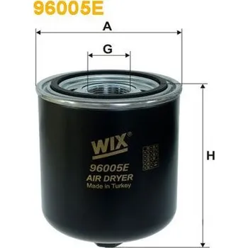 Vysoušecí patrona vzduchu, pneumatický systém WIX FILTERS 96005E