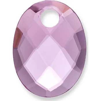 Přívěsek Sparkling Jewels Oválný přívěsek z fialového růženínu PENGEM59-MO + 2 měsíce na vrácení zboží