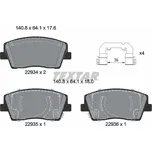 Sada brzdových destiček, kotoučová brzda TEXTAR 2293401