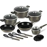 BERLINGERHAUS Sada nádobí s titanovým povrchem 15 ks Crystal Collection BH-7167