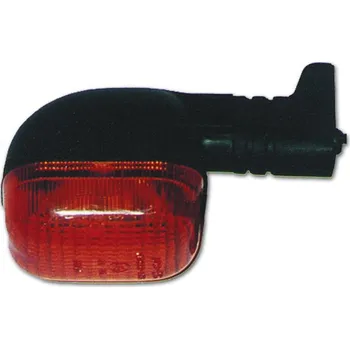 Osvětlení pro motocykl HSM Miniblinkr na motorku Duc, černý 45x61mm, M6, přední levý, zadní pravý,10W, homologace