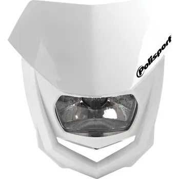 Osvětlení pro motocykl POLISPORT přední světlo HALO, barva bílá