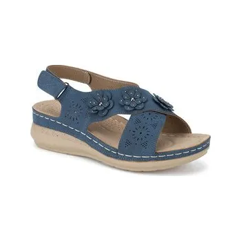 Dámské sandále Sandály Clara Barson WYL05010-16 Tmavomodrá 41