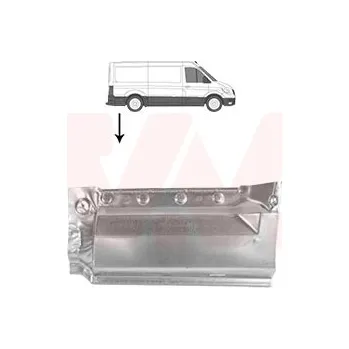 Blatník karosérie Boční stěna VAN WEZEL 6425144