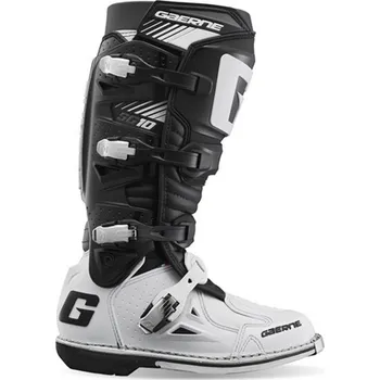 Moto obuv GAERNE SG-10 boty cross/enduro černé bílé, 44