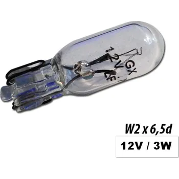 Osvětlení pro motocykl HSM Žárovka T7 12V1, 7W, (W2, 1x6, 5d) O=6 mm