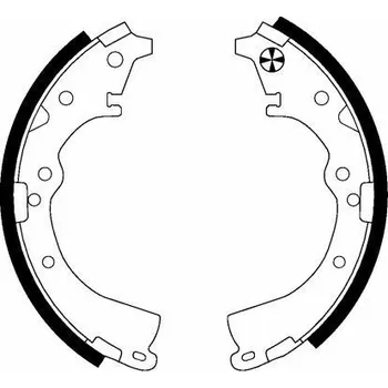 Brzdová čelist Sada brzdových čelistí TEXTAR 91051100