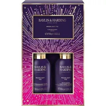 Kosmetická sada Baylis & Harding Dárková sada s tuhým mýdlem Fík & Granátové jablko 3 ks + 2 měsíce na vrácení zboží