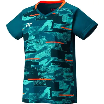 Dámské tričko Yonex Womens Crew Neck Shirt YW0034 Blue Green S
