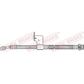 Brzdový systém Brzdová hadice QUICK BRAKE 59.937