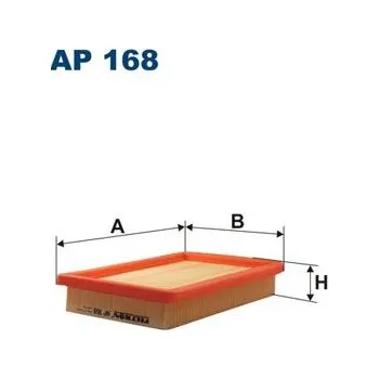 Vzduchový filtr Vzduchový filtr FILTRON AP 168