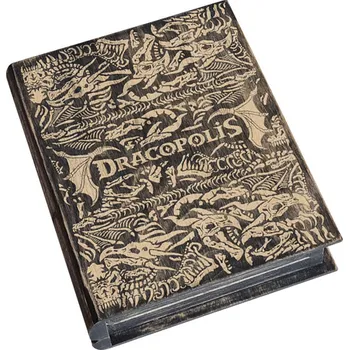 Příslušenství k deskovým hrám Q-workshop Dřevěná kniha na kostky - Dracopolis