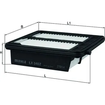Vzduchový filtr Vzduchový filtr MAHLE LX 3462