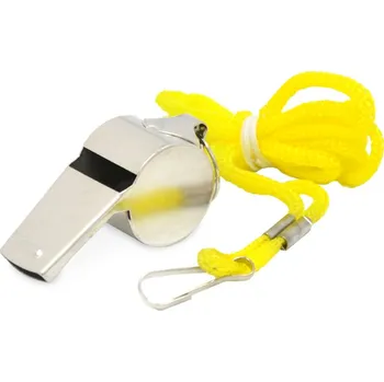 Píšťalka pro rozhodčího MASTER píšťalka kovová - set 12 ks