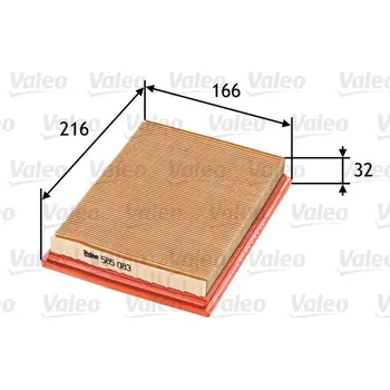 Vzduchový filtr Vzduchový filtr VALEO 585083