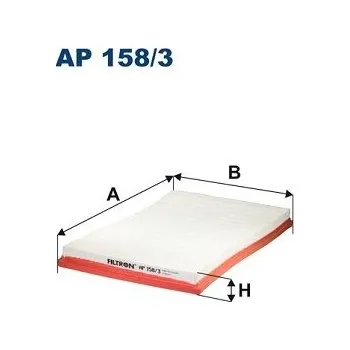 Vzduchový filtr Vzduchový filtr FILTRON AP 158/3