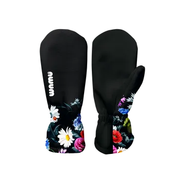 Rukavice WAMU Dětské softshellové rukavice LUČNÍ KYTKY vel. 5