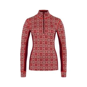 Dámské tričko Kari Traa Rose H/Z (622691) BURGUNDY RED červená L