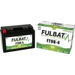 Motobaterie Fulbat 12V, FT9B-4 GEL, 8Ah, 120A, bezúdržbová GEL 150x68x105