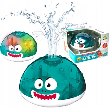 Hračka pro nejmenší FONTÁNA HRAČKA DO VODY , SVÍTÍCÍ ŽRALOK, LED PRO DĚTI