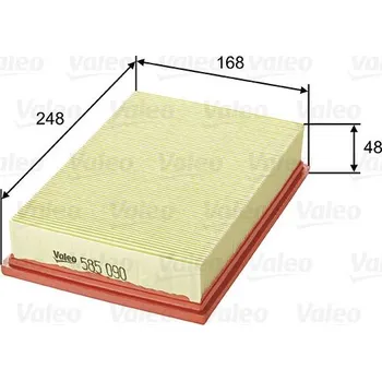 Vzduchový filtr Vzduchový filtr VALEO 585090